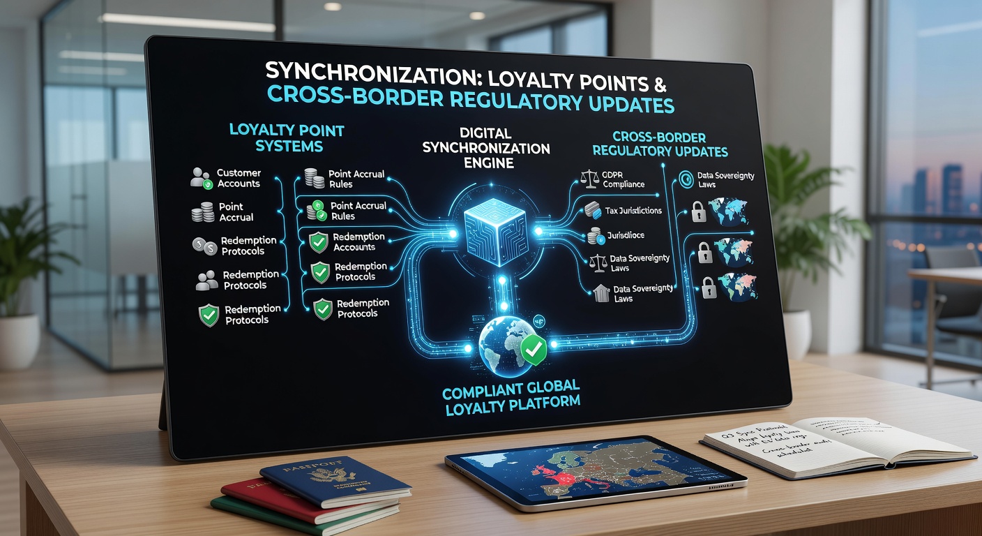 Back-end dashboard displaying synchronized loyalty rules mapped against regulatory timelines for different gaming jurisdictions